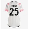 Juventus Adrien Rabiot #25 Bortedrakt Kvinner 2023-24 Kortermet